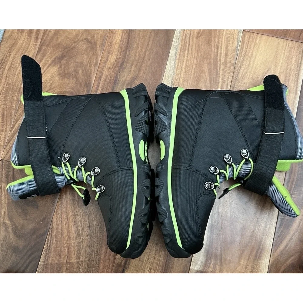 DSG Menace Volt Boots Style Quick Lace QCWBB18-VLT S 5 Black/Green 3M Thinsulate